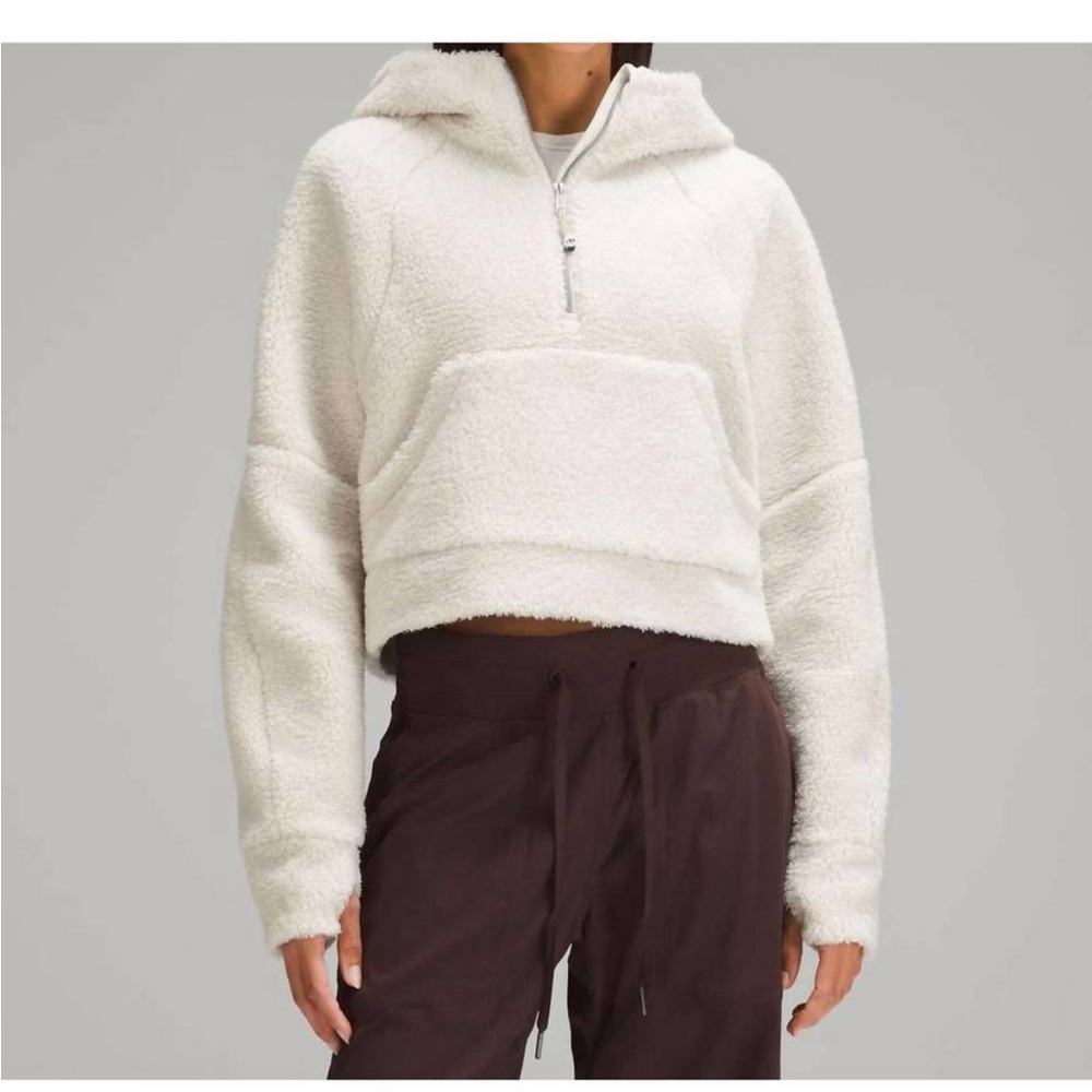 Lululemon fleece scuba 1/2 zip hoodie xs/s